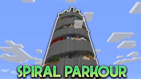 Minecraft Spiral Parkour Youtube