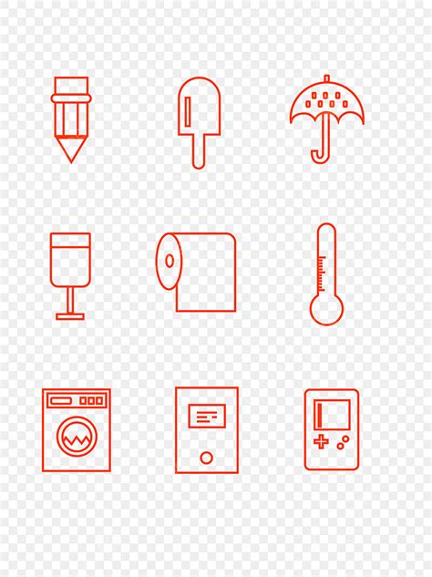 Ai Lines Vector Art Png Ai Line Combination Small Icon Simple Style