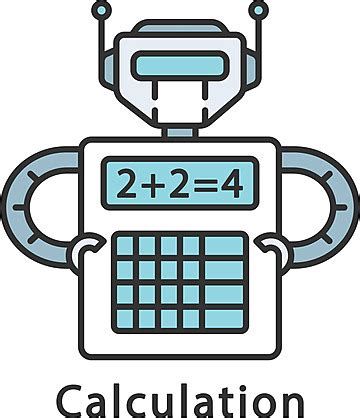 Calculation Color Icon Automation Clip Art Work Vector Automation