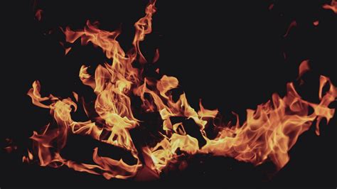 Download Wallpaper 2048x1152 Bonfire Fire Flame Ultrawide Monitor Hd