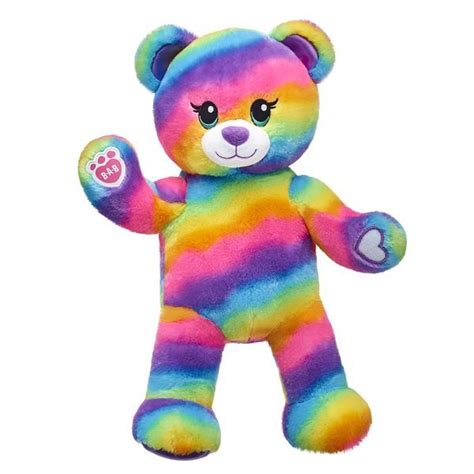 Rainbow Friends Bear Rainbow Teddy Bear Rainbow Plush Custom Teddy