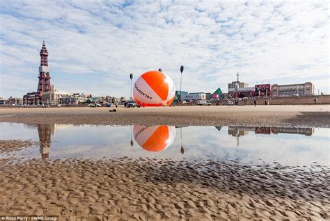 Blackpool Sets New Guinness World Record With Gigantic Beach Ball That