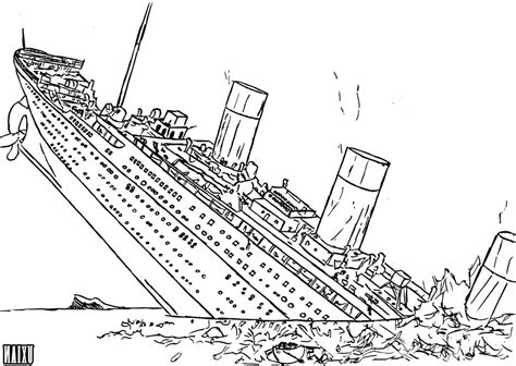 Sinking Ship Drawing At Getdrawings Free Download