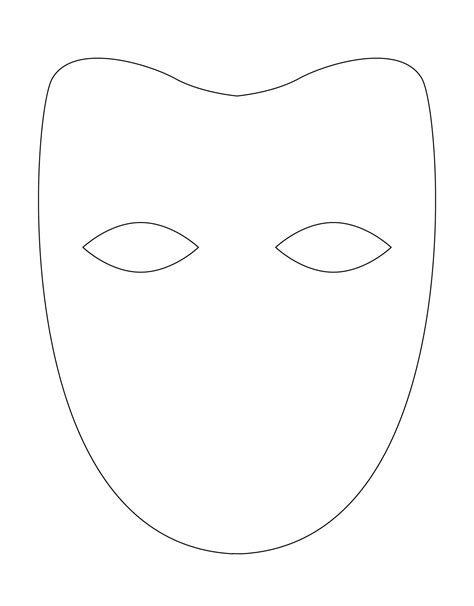 Best Images Of Blank Face Printable Papercraft Template Mask Blank My Xxx Hot Girl
