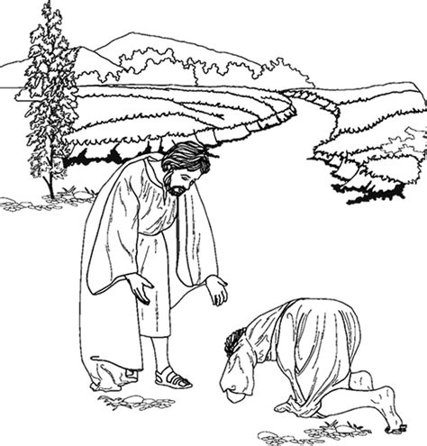 30 The Ten Lepers Coloring Pages Free Printable Coloring Pages