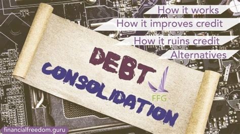 understanding how debt consolidation affects credit score