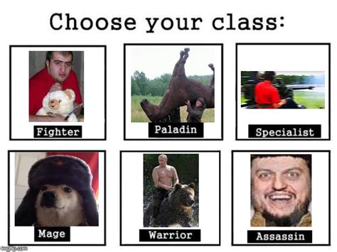 Choose Your Class Meme Maker Meme Walls