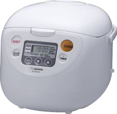 Zojirushi Ns Wac Wd Cup Uncooked Micom Rice Cooker And Warmer