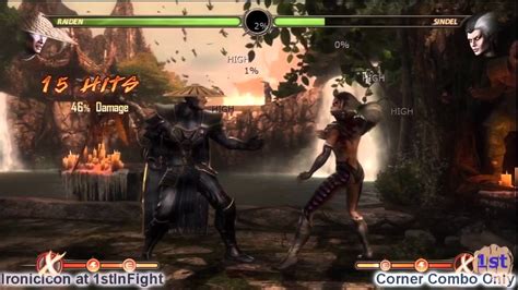Mortal Kombat 9 Raiden Combos Raiden Mk9 Tutorial Youtube
