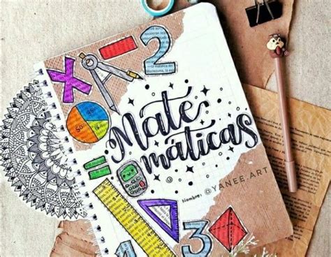 Caratulas Para Cuadernos De Matematicas Faciles De En 2021 Cuadernos Images