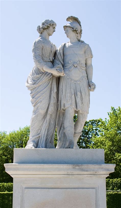A Hero And His Mother Ancient Greek Art Greek Art Greek Statue