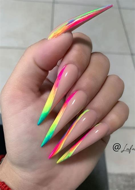 Special Stiletto Nails Art Designs Idea For Spring And Summer In Lily Fashion Style