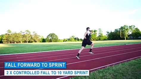 Fall Forward To Sprint Sprint Acceleration Drills Youtube