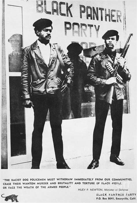 Huey Newton And Bobby Seale Black Panther Party For Self Defense