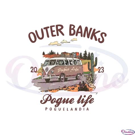 Outer Banks 2023 Tv Series Vintage Pogue For Life Png Sublimation
