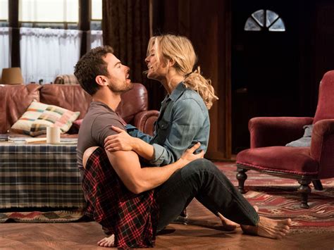 Sex With Strangers Hampstead Theatre London Review Emila Fox And Theo James Have Witty