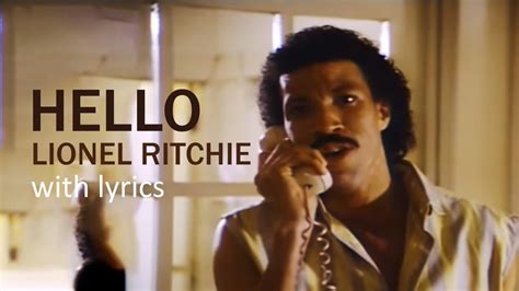 Hello Lionel Richie With Lyrics Youtube