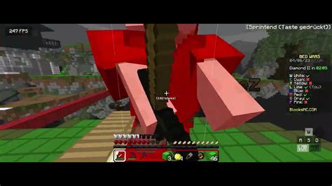 Bedwars With Uqwx On Blocks Mc Showing Noobs How To Play Youtube