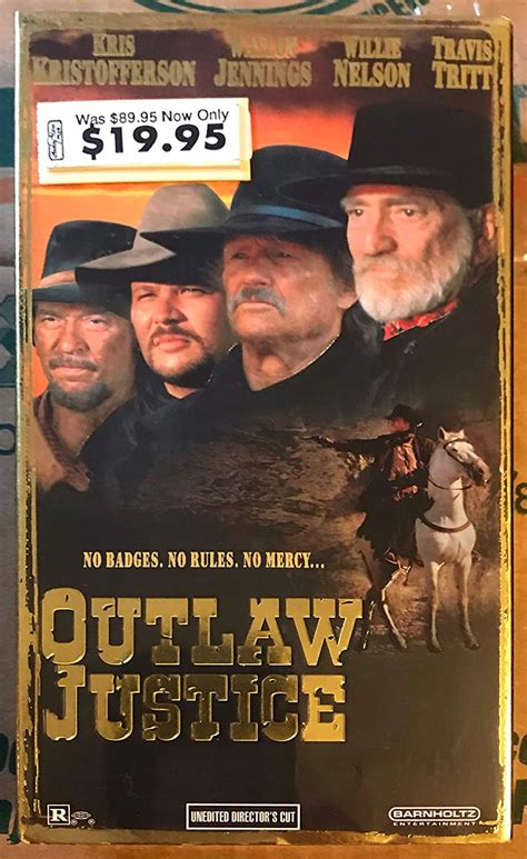 Jp Outlaw Justice [vhs] [import] Nelson Jennings Dvd