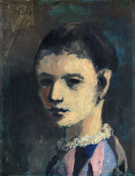 Filepablo Picasso 1905 Arlequin Harlequins Head Oil On Panel