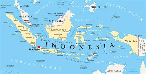 Indonesia States Map