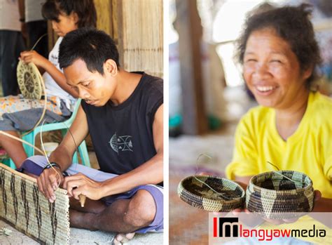 Beautiful Handicrafts At A Mangyan Village Langyaw