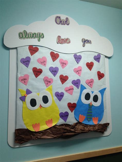Owl Always Love You Valentine S Day Bulletin Board Door Decorations Classroom Owl Door