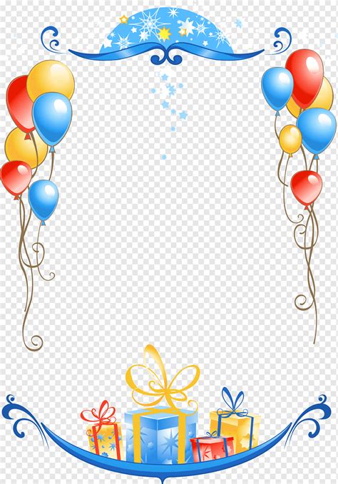 Happy Birthday Balloon Borders And Frames