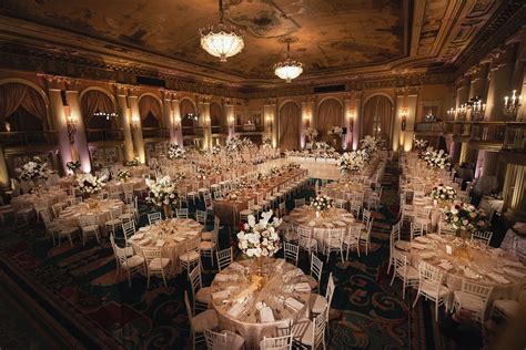 Ornate Grand Ballroom White And Gold Reception Room Shot By Callaway Gable