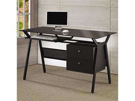 Coaster Home Office Casual Black Computer Desk 800436 Furniture