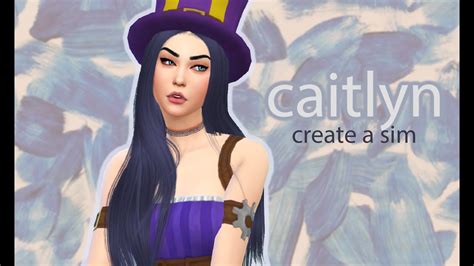 Create A Sim Caitlyn Lol The Sims 4 Youtube