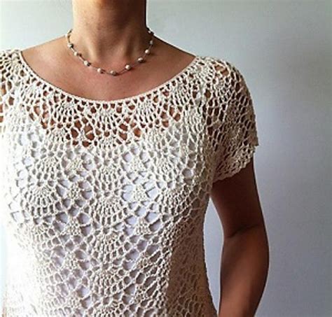 Ada Lacy Shells Top Crochet Pattern By Vicky Chan Designs Knitting