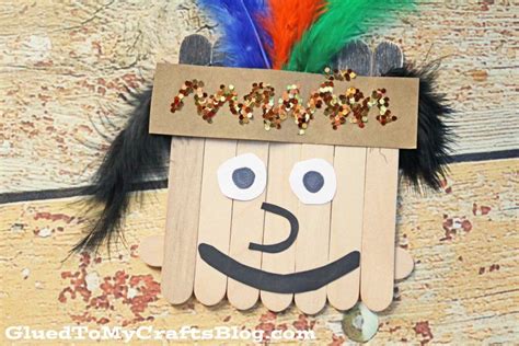 Popsicle Stick Teepees Popsicle Crafts Thanksgiving Crafts For Kids