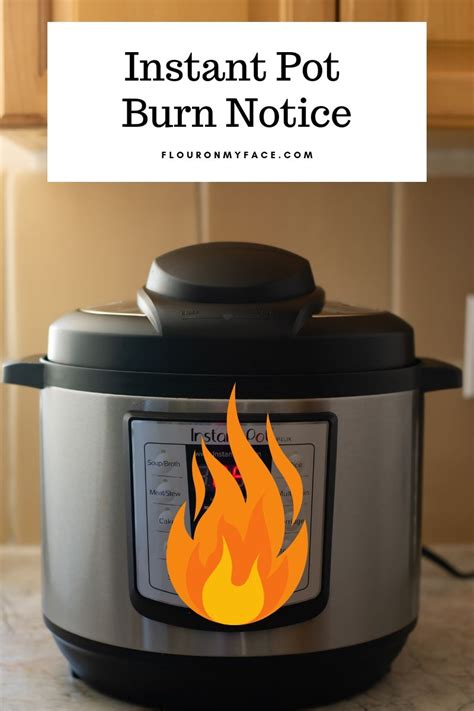 It just means that the pot is too hot. Instant Pot Burn Notice | Instant pot, Instant pot ...