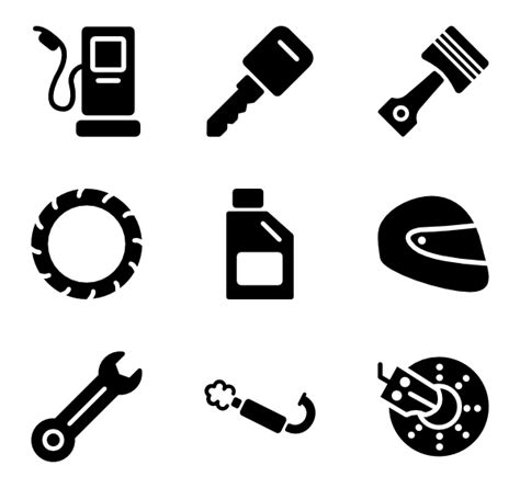 Motorbike Pictogram Vector Motorcycle Pictogram Images