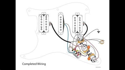 Hss pickups 1 volume 1 tone humbucker split with the middle pickup in the 4 position ability for the single coils to see 250k pots and humbucker to see 500k pot. Super HSH Wiring Scheme - YouTube
