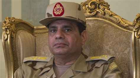egypt s general al sisi the man behind the image bbc news