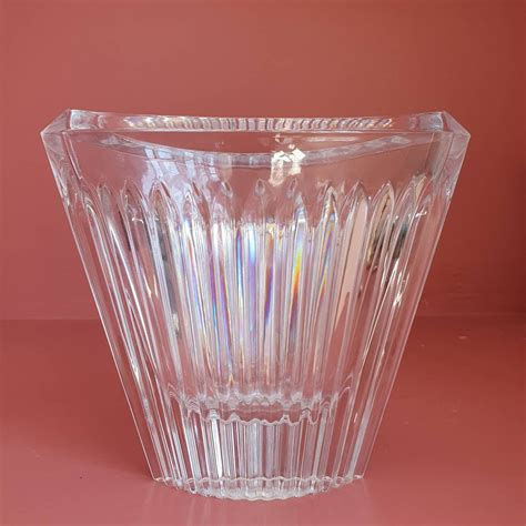 Elegant Vintage Crystal Glass Vase Rainbow Prism Sun Etsy