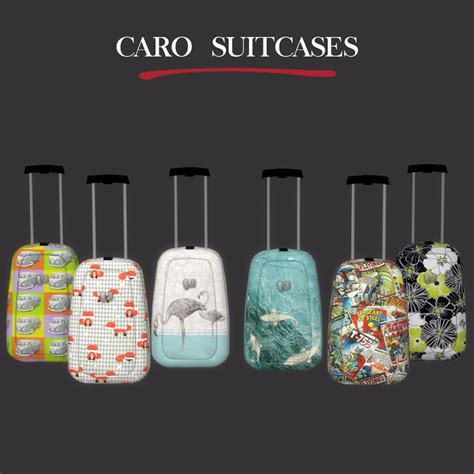 Lana Cc Finds Caro Suitcase By Leosims Sims 4 Sims 4 Toddler Sims