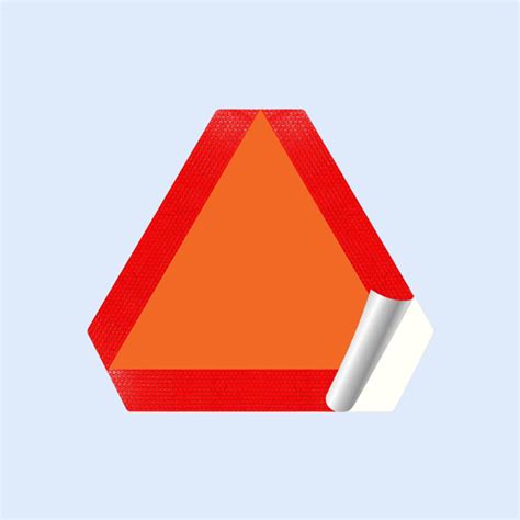 6 Pcs Simple Triangle Warning Vehicle Triangle Safety Sign Simple