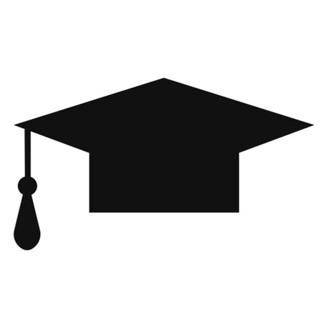 Graduation Hat Silhouette Transparent Png And Svg Vector File