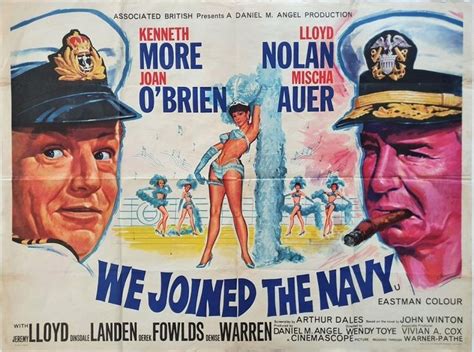 We Joined The Navy Uk Quad Poster 1962 With Kenneth More Lloyd Nolan