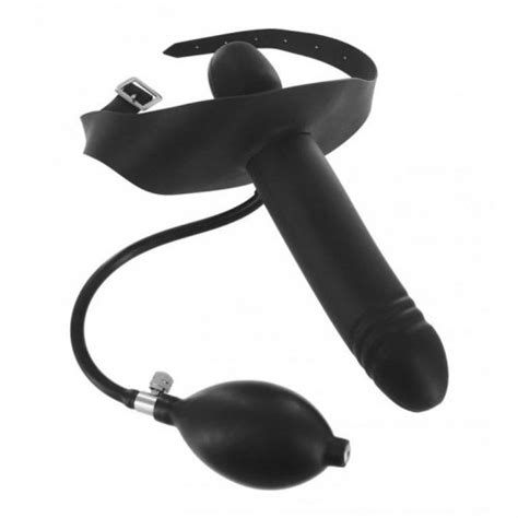 Master Series Inflatable Dildo Gag Black Sex Toys At Adult Empire