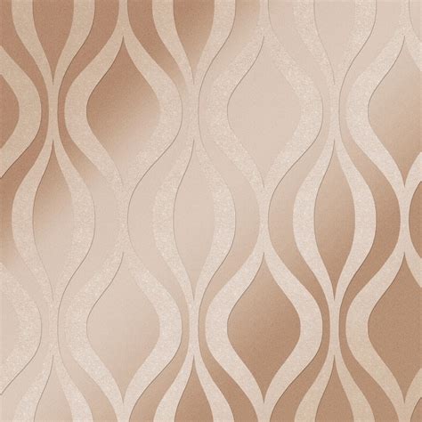 Kensington Textured Geometric Speedyhang Wallpaper Rose