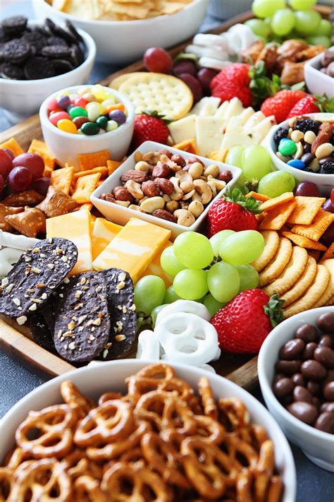 How To Make A Sweet And Salty Snack Board Recipe In 2019 Snacks