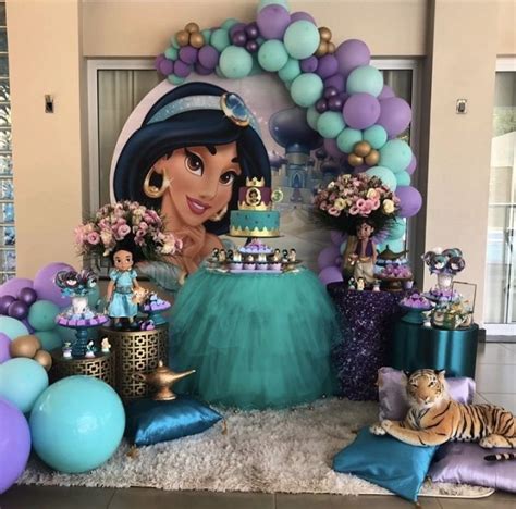 jasmine party decoracion de fiesta princesa fiesta de jazmín decoracion de cumpleaños