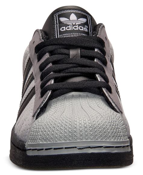 Adidas Mens Superstar 2 Casual Sneakers From Finish Line In Gray For