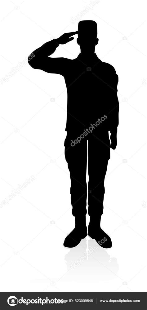 Soldier High Quality Silhouette Stock Vector Image By ©krisdog 523009548