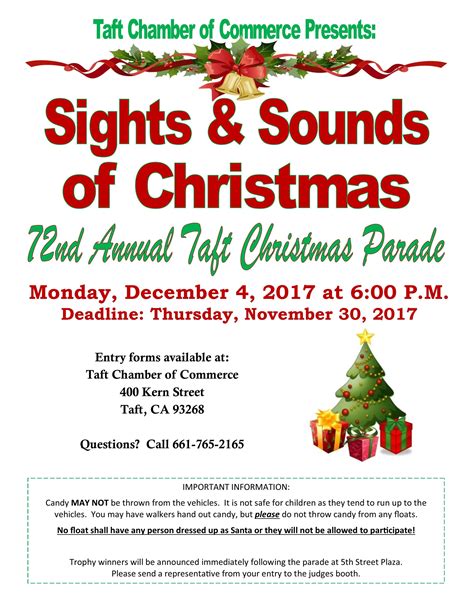 Taft Christmas Parade — Taft District Chamber Of Commerce And Visitors