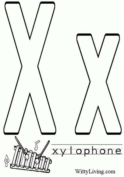 Print this worksheet (it'll print full page) save on pinterest. Letter X Coloring Pages - Coloring Home